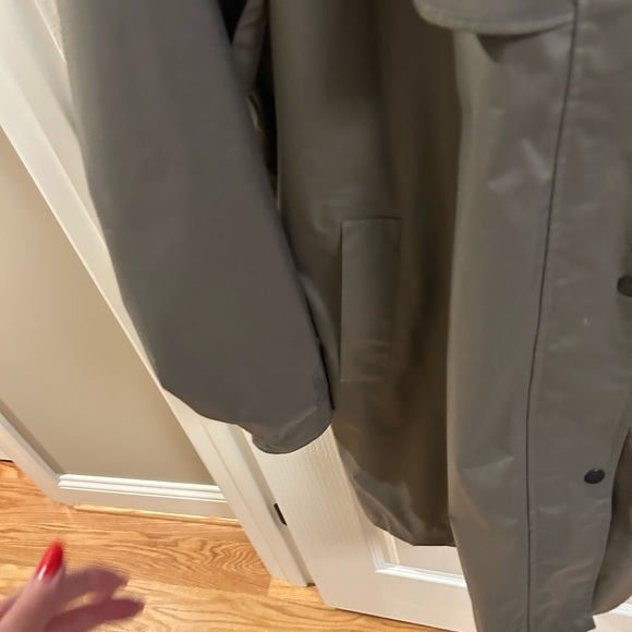 Jack by BB Dakota Olive Hooded Trench Coat - Picture 3 of 9